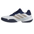 adidas Barricade 14 Mens Tennis Shoe - White/Cyber Metallic/Dark Blue