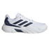 adidas CourtJam Control 3 Mens Tennis Shoe - White/Dark Blue/Cyber Metallic