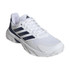 adidas CourtJam Control 3 Mens Tennis Shoe - White/Dark Blue/Cyber Metallic