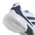 adidas CourtJam Control 3 Mens Tennis Shoe - White/Dark Blue/Cyber Metallic