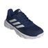 adidas CourtJam Control 3 Mens Tennis Shoe - Dark Blue/Zero Metallic/White