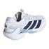 adidas Adizero Ubersonic 5 Womens Tennis Shoe - White/Dark Blue/Crystal Sky
