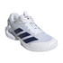 adidas Adizero Ubersonic 5 Womens Tennis Shoe - White/Dark Blue/Crystal Sky