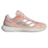 adidas Defiant Speed 2 Womens Tennis Shoe - Blush Pink/Silver Metallic/White