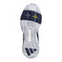 adidas Crazyquick Boost Mens Padel Shoe - White/Silver Metallic/Dark Blue