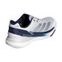 adidas Crazyquick Boost Mens Padel Shoe - White/Silver Metallic/Dark Blue
