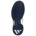 adidas Barricade Junior Tennis Shoe - White/Cyber Metallic/Dark Blue