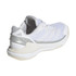 adidas Crazyquick LS Womens Padel Shoe - White/White/Zero Metallic