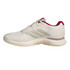 adidas Avacourt 3 Womens Tennis Shoe - Chalk White/Ice Gold Metallic/Victory Red