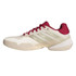 adidas Barricade 14 Mens Tennis Shoe - Chalk White/Ice Gold Metallic/Victory Red - Final Sale