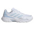 adidas CourtJam Control 3 Womens Tennis Shoe - White/Crystal White/Silver Metallic