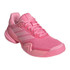 adidas Barricade 14 Womens Tennis Shoe - Bliss Pink/Bliss Pink/Silver Metallic - Final Sale