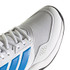 adidas Gamecourt 3 Mens Tennis Shoe - White/Lucid Ray Blue/Core Black