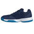 adidas Courtflash Junior Tennis Shoe - Dark Blue/White/Bright Blue