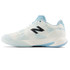 New Balance CT-Rally v2 (B) Womens Tennis Shoe - White/Sea Salt/Glint Blue