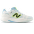 New Balance CT-Rally v2 (D) Womens Tennis Shoe - White/Sea Salt/Glint Blue