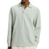 On Courtside Long Sleeve Polo - Mineral/Tide
