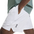 On 5 inch Court Short - White
