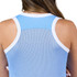 Sofibella Classic Currents Racerback Tank Top - Periwinkle