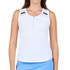 Sofibella Classic Currents Racerback Tank Top - White
