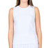 Sofibella White Lotus Sleeveless Tank Top - White