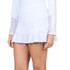 Sofibella White Lotus 14 inch Skirt - White