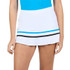 Sofibella Electric Blue 14 inch Skirt - White