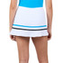 Sofibella Electric Blue 14 inch Skirt - White