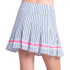 Lucky in Love Glow Set Girls Pinstripe Pop Skirt - White