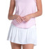 Lucky in Love Weave It To Me Racer Rib Skirt - White/Pink