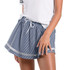 Lucky in Love Tech Seersucker Skirt - Midnight