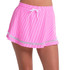Lucky in Love Tech Seersucker Skirt - Neon Pink