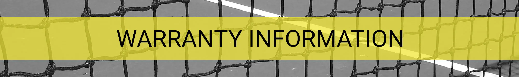 Midwest Racquet Sports Warranty Information