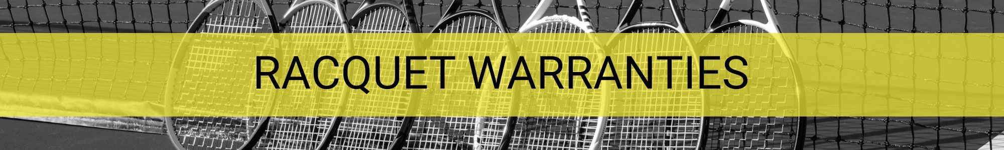 Warranty Tennis Racquet Information