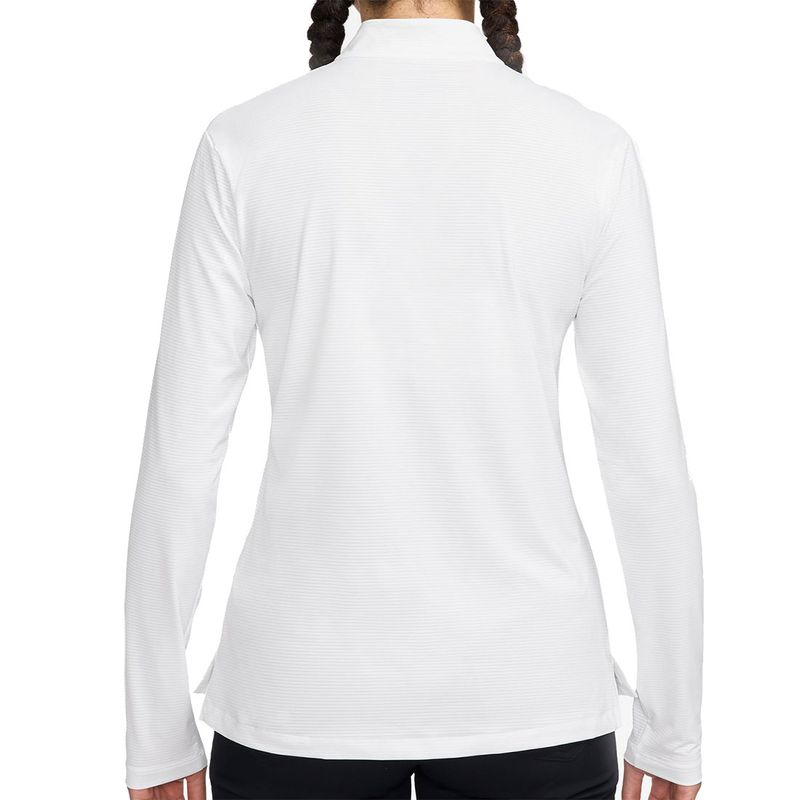Nike Victory 1/2 Zip Long Sleeve Top - White/Black | Midwest