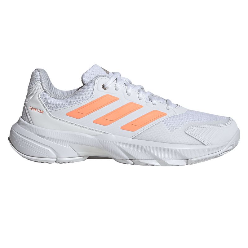 adidas CourtJam C 3 Womens Tennis Shoe - Orange | Midwest Racquet