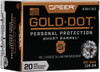 Speer .357 Magnum Gold Dot Personal Protection Short Barrel 135gr BHP Ammo