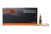 Box of HSM 6mm ARC V-Max ammunition with a 75-grain bullet, brass casing, designed for precision and varmint hunting, 20 rounds.