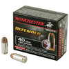 Winchester .40 S&W Defender 180gr Bonded JHP Ammo