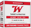 Winchester .40 S&W USA Range Pack 165gr FMJ Ammo