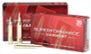 2 boxes of Hornady .223 Remington Superformance Varmint 35-grain non traditional expanding ammo with three rounds displayed in front.