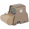 EOTech, Tactical, Holographic, Non-Night Vision Compatible Sight, Red Reticle, 68MOA Ring with 1MOA Dot, Tan, Rear Buttons, includes CR123 Battery