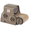 EOTech, Tactical, Holographic, Non-Night Vision Compatible Sight, Red Reticle, 68MOA Ring with 1MOA Dot, Tan, Rear Buttons, includes CR123 Battery