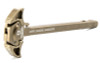 Geissele Automatics, Airborne Charging Handle, Low Profile Lever Design, 7075-T6 Aluminum, Ambidextrous, Desert Dirt Color Finish, Fits AR 15, Product Finishes, Shade Variations and Other Imperfections Are Normal Due to the Manufacturing Process