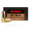 Barnes .40 S&W VOR-TX Handgun 140gr TAC-XP Ammo