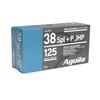 Aguila .38 Special +P 125gr JHP Ammo
