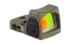 Trijicon, RMR Type 2 Reflex Sight, 6.5 MOA, Adjustable LED, Flat Dark Earth