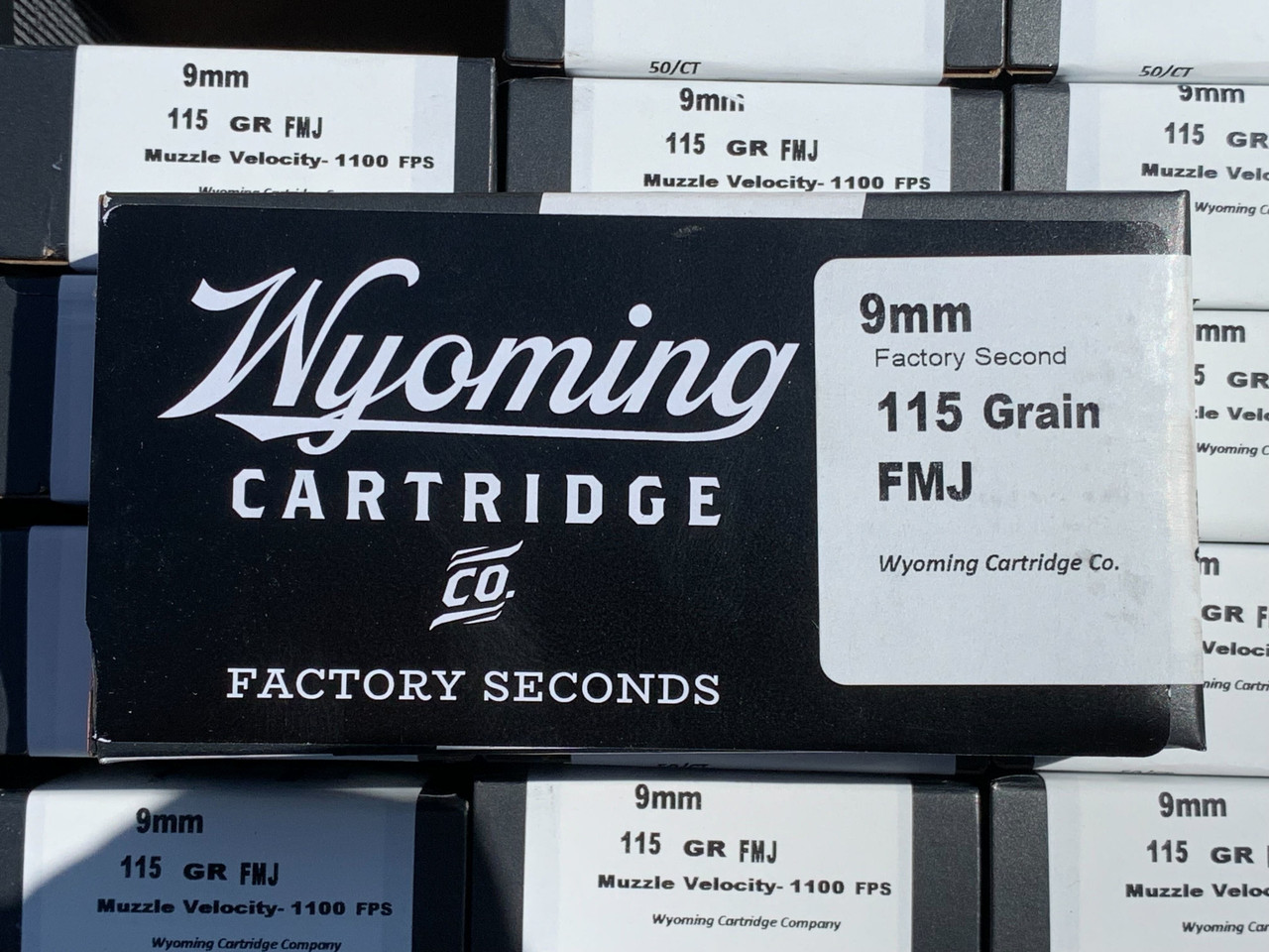 Wyoming Cartridge CO 9mm Luger 115gr FMJ Ammo | Black Basin Outdoors
