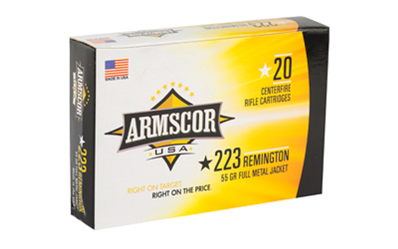 ARMSCOR .223 Remington 55 Grain FMJ Ammo | Southern Defense