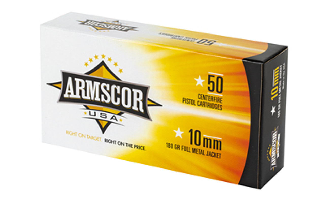 Armscor 10mm Auto 180 Gr Full Metal Jacket Fmj 7861